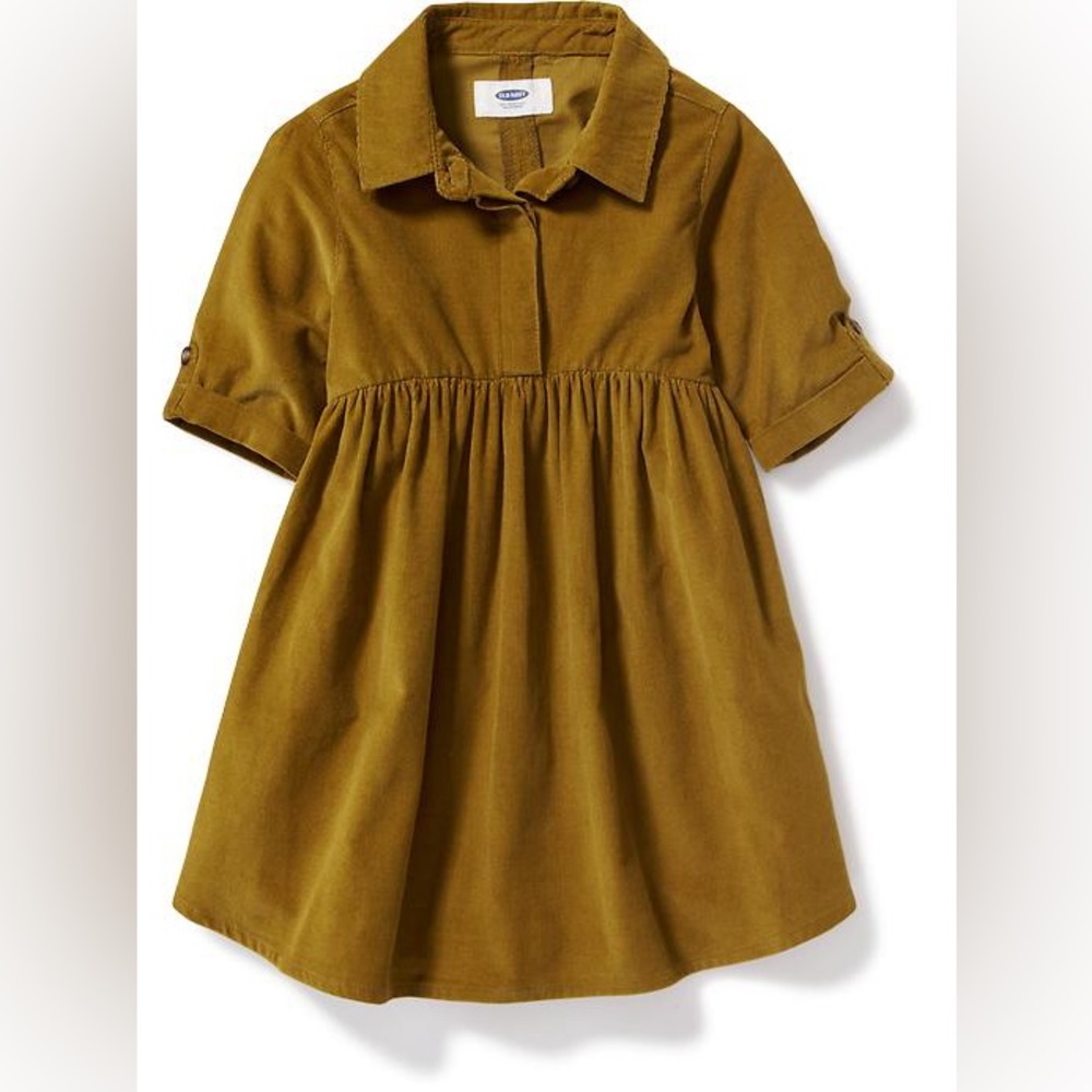 Old Navy Mustard Casual Kids Dress 4T